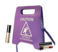 Sacs Bandoulière Pour Femmes, Sac Fourre-tout De Panneau D’arrêt D’avertissement,Sac Main Messager Fantaisie, Tendance Le Rangement Quotidien, Purple, Se référer à la description