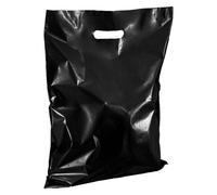 Sacs boutique coloris noir poignées plates H 45 x L 37 cm - Colis de 100