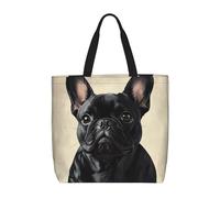 Sacs Cabas Femme Bouvier Français Décontracté Sac De Plage Avec Poches Tote Bag Pour Travail L‘École Homme