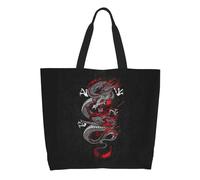 Sacs Cabas Femme Dragon Durable Sac Piscine Léger Tote Bag Pour Bureau L‘École Femme