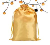 Sacs Cadeau Cordon Cousel Rangement de Bijoux Doux Sans Rayures | Pochette Rangement Accessoires avec Cordon Bonbons Cadeaux pour Fête Halloween Noël Mariage Nouvel An Maison Extérieur