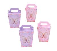Sacs-cadeaux, 12 pcs Kraft Paper Butterfly Candy Favor Boxes For Wedding Birthday Party Decor
