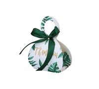 Sacs-cadeaux, 25 pcs Wedding Party Candy Favor Box Handbag Shape Paper Green 6.5x3.2x4.5cm