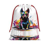 Sacs cadeaux à motif chien assis - Ajoutez une touche de formalité aux mariages, Noël, anniversaires et anniversaires de mariage - (S à L)