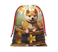 Sacs cadeaux à motifs Shiba Inu on board M - Ajoutez une touche de formalité aux mariages, Noël, anniversaires et anniversaires de mariage - (S à L)