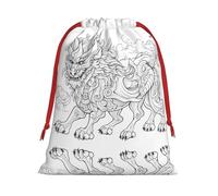 Sacs cadeaux à motifs Sketch of Monster M - Ajoutez une touche de formalité à vos mariages, Noël, anniversaires et anniversaires de mariage - (S à L)