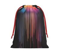 Sacs cadeaux colorés arc-en-ciel à motif pluie M - Ajoutez une touche de formalité à vos mariages, Noël, anniversaires et anniversaires de mariage - (S à L)