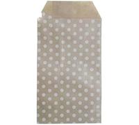 Sacs-cadeaux de corde Bula Mini enveloppes en papier kraft à pois multicolores, 10 à 50 pièces(Brown dot,10 pcs)