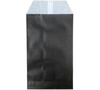 Sacs-cadeaux de corde Bula Mini enveloppes en papier kraft à pois multicolores, 10 à 50 pièces(Solid black,10 pcs)