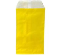 Sacs-cadeaux de corde Bula Mini enveloppes en papier kraft à pois multicolores, 10 à 50 pièces(Solid yellow,10 pcs)