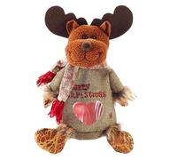 Sacs cadeaux de Noël à fermeture éclair, pochette cadeau de décoration de poupée 3D, sac réutilisable Père Noël, bonhomme de neige, sacs cadeaux de Noël, dessins animés Do ll Ba g Christmas Candy B