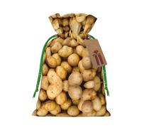 Sacs cadeaux de Noël avec cordon de serrage Motif pommes de terre