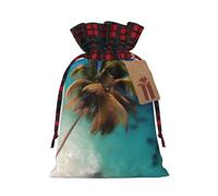 Sacs cadeaux de Noël avec cordon de serrage, pochettes rustiques en lin avec étiquettes pour cadeaux de fête de mariage