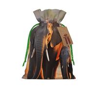 Sacs cadeaux de Noël mignons pour bébé et maman avec étiquettes et attaches ruban, sac à bonbons de Noël avec cordon de serrage, sacs cadeaux de Noël, sacs d'emballage cadeaux réutilisables pour les