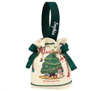 Sacs cadeaux de Noël personnalisés, sac à bonbons de Noël personnalisé avec dessin animé, sac cadeau de Noël en tricot, grand sac de Père Noël personnalisé pour décoration de fête de vacances (S2)