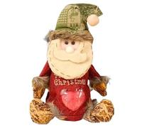 Sacs Cadeaux de Noël - Pochon 3D Père Noël Bonhomme de Neige Renne - Pochette de Stockage Réutilisable avec Fermeture Éclair pour Snacks, Bonbons et Fêtes de Vacances