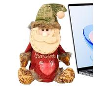 Sacs Cadeaux De Noël,Pochon 3D Père Noël Bonhomme de Neige Renne | Pochette Réutilisable à Fermeture Éclair pour Stockage Bonbons Fruits Aliments Fêtes de