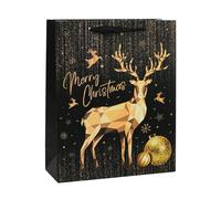 Sacs cadeaux de Noël - Portables et réutilisables - Sacs à friandises festifs avec poignée - Pour fête, Nouvel An, bonbons, chocolat, pâtisseries, bijoux, adolescents, adultes