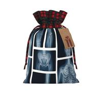 Sacs Cadeaux De Noël Radiographie des os humains, Sacs Cadeaux De Noël Avec Cordon