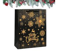 Sacs cadeaux de Noël | Sacs de fête réutilisables et pliables | Sacs d'emballage festifs - Pour fête, Nouvel An, fêtes, bonbons, chocolat, pâtisseries, bijoux, adolescents, adultes