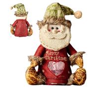 Sacs-cadeaux de Noël | Sacs de pommes de Noël | Fabric de tissu réutilisable Noëls DrawString Boîtes avec Zipper | Santa Snowman Snowflake Deer Apples Candy Sac pour décoration de fête