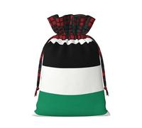 Sacs cadeaux décoratifs avec cordon de serrage réutilisables Motif drapeau de Palestine
