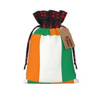 Sacs cadeaux drapeau de la Côte d'Ivoire pour Noël, Halloween, anniversaire, fête des mères, cadeaux parfaits