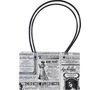 Sacs cadeaux en papier Design exclusif Paris noir et blanc 13,5x22cm Sacs élégants pour cadeaux et décoration Set de 10