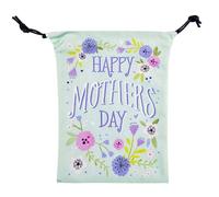 Sacs cadeaux en velours | Sacs à bonbons pour la fête des mères avec cordon en velours de dessin animé - Cadeau facile à transporter pour enfants, petits-enfants, adultes, camarades