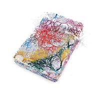 Sacs-cadeaux Eugen, Lot de 10 à 50 sachets en organza for bijoux, emballages, décorations de mariage, pochettes à cordon(White 10x15cm,20pcs)