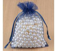 Sacs-cadeaux Eugen, Lot de 100 sachets en organza 5 x 7, 7 x 9, 9 x 12, 10 x 15 cm, sachets d'emballage coulissants for bijoux de fête(18montana,9x12cm)