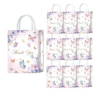 Sacs Cadeaux Lumoom Avec Motif Floral, Sacs En Papier Avec PoignéEs, Sacs Cadeaux 21x15x8cm, Emballages Cadeaux, Sacs En Papier Pour Anniversaires, FêTes, Mariages