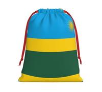 Sacs cadeaux motif drapeau du Rwanda L - Ajoutez une touche de formalité à vos mariages, Noël, anniversaires et anniversaires - (S à L)