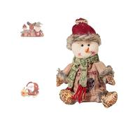 Sacs Cadeaux Noël, Conception Commode De Fermeture à GlissièRe, PèRe NoëL, Bonhomme De Neige Et Motif D'Orignal, Peut Contenir Des Fruits De Collation Et, DéCoration De Vacances