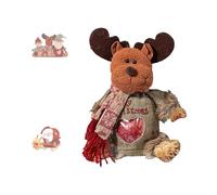 Sacs Cadeaux Noël, Conception Commode De Fermeture à GlissièRe, PèRe NoëL, Bonhomme De Neige Et Motif D'Orignal, Peut Contenir Des Fruits De Collation Et, DéCoration De Vacances