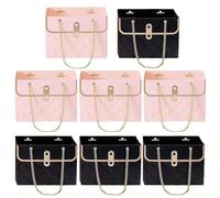 Sacs cadeaux pour bouquet - Boîtes à fleurs pour arrangements de 15 x 10,5 x 10 cm, sacs de fleurs en papier de 8 pièces, cadeaux rectangulaires | en papier cadeau floral résistant aux agu