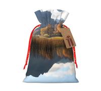 Sacs cadeaux réutilisables avec cordon de serrage Lake District National Park pour anniversaire, mariage, fête et cadeaux festifs