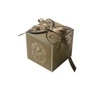 Sacs-cadeaux, Wedding Paper Candy Box Multicolor 1,10,20,50 pcs(Champagne,10pcs)