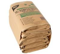 Sacs compostables, marron, 10 litres