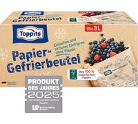 Sacs congélation en papier Toppits 3L en papier non blanchi 1 paquet
