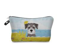 Sacs ¿¿ cosm¿¿tiques College chien Westie pour femmes",peinture ¿¿ l'huile Schnauzer,beaux sacs de voyage d¿¿contract¿¿s,poudres de stockage portables,"trousse de maquillage de to - Type hz2805 Westie