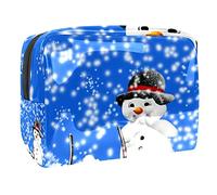 Sacs cosmétiques imperméables, sacs de maquillage de voyage carrés de Noël, calendrier de Noël, sacs de maquillage portables multifonctionnels, organisateur de sac de maquillage de voyage pour femme,