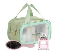 Sacs cosmétiques pour femmes, sacs de toilette pour voyager,Sac de rangement de voyage Pouche de douche de toilette de grande capacité | Organisateur de stockage de pochettes de shampooing portable po