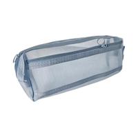 Sacs Crayon Simple Sac Stylo Double Couche Meshs Cas Esthétique Retour Aux Fournitures Scolaires Double Couche Mesh Transparent Pour Les Bureaux Scolaires