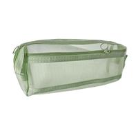 Sacs Crayon Simple Sac Stylo Double Couche Meshs Cas Esthétique Retour Aux Fournitures Scolaires Double Couche Mesh Transparent Pour Les Bureaux Scolaires