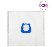 Sacs d’aspirateur pour Rowenta RO3125 20 pcs Blanc avec compatibilité indiquée et filtration pour Entretien Domestique 512437