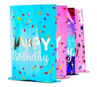 Sacs d'anniversaire pour Enfants,40 Pcs Sacs D'anniversaire Sachet Bonbons Anniversaire de Cadeau Pochette Bonbon pour Emballer des Cadeaux,Fête,Mariage