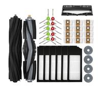 Sacs d'aspirateur, brosse principale, filtre à chiffon, pièces de rechange, compatibles avec Ecovacs Deebot X1 Omin/TURBO T10 Omin/TURBO, accessoires (Color : C)