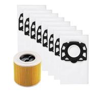 Sacs D'aspirateur Compatibles Avec KFI, 357 ; Compatibles Avec Karcher, WD2 Plus / WD3 / WD3 Battery/SE 4001 / SE 4002 / Aspirateur À Sec 2.863-314.0