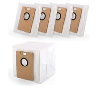 Sacs D'aspirateur, Compatibles Avec Tapo RV20 Max Plus, Tapo RV30 Max Plus, Sacs À Poussière for Aspirateurs Robots Tapo, Sacs À Poussière De Robot RVA202 De Remplacement(5PCS)